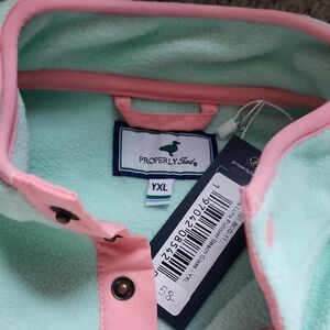 Properly Tied Kids Mint and Pink Jacket